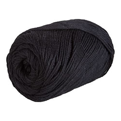 Knit Picks Dishie Worsted Weight 100% Cotton Yarn - 100 g (Black)