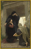 Berkin Arts Framed William Adolphe Bouguereau Giclee Canvas Print Paintings Poster Reproduction(Holy Women The Grave)