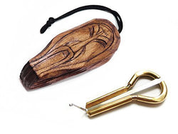 Jew's Harp by P.Potkin in wooden case Shaman - mouth musical instrument (jaw harp) Beautiful sound Excellent quality (jaw harp, snoopy harp, dan moi)