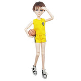 EVA BJD Basketball Player Boy Doll 1/3 BJD Doll Sport Style 56cm 22inch Jointed Doll BJD Full Set + Makeup + Accessories