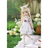 11.4in Mini 1/6 BJD Dolls Cute Girl SD Doll Full Set Ball Jointed Doll with Clothes + Shoes + Wig + 3D Eyes + Makeup, Box Packaging