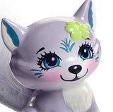 Enchantimals Winsley Wolf Doll (6-in) and Trooper Animal Friend [Amazon Exclusive]