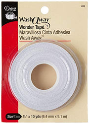 Dritz Wash Away Wonder tape, 1/4-Inch by 10-Yards, White