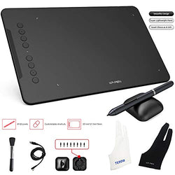 XP-Pen Deco 01 Graphics Drawing Tablet, Graphic Tablets with 8 Shortcut Keys, Battery-Free