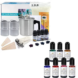 7 Colors Candle Dye and Candle Making Kit for Beginner