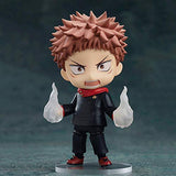 JJRPPFF Q Version Itadori Yuji Figure, 3.9 Inches Jujutsu Kaisen Character Model, Multiple Accessories Included, Cute Nendoroid, PVC Material Anime Boy Figma (for Gift Collection)