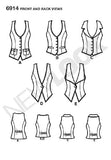 New Look Sewing Pattern 6914 Misses Tops, Size A (4-6-8-10-12-14-16)