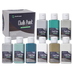 Smalltongue Chalk Furniture Paint Set, 9 Colors(4oz/120ml) Ultra Matte Finish Chalk Acrylic Craft Paint Set, Perfect for Wooden Furniture, Cabinet, Home Decor, For Beginner