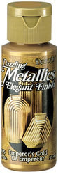 DecoArt Americana Acrylic Metallic Paint, Emperor's Gold by Deco Art