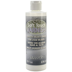DecoArt Americana Brush-On Sealer/Finish, 8-Ounce, Soft Touch Varnish
