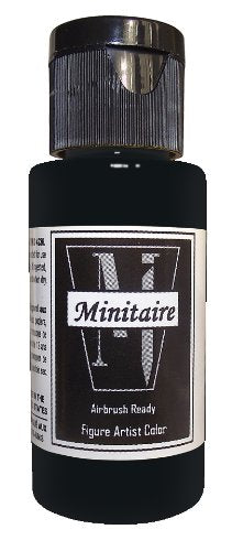 Badger Air-Brush Company 2-Ounce Bottle Miniature Airbrush Ready Water Based Acrylic Paint, Raven Black