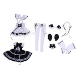 CUTICATE 11pcs/Set Doll Clothes Set for 1/3 BJD Girl Dolls Party Wear Clothes Suit