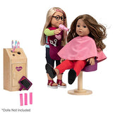 Adora Amazing World Hair Salon Wooden Play Set for 18 Inch Dolls (Amazon Exclusive)