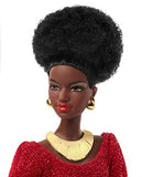 Barbie Signature 40th Anniversary First Black Doll, Approx. 12-in, Wearing Red Gown, with Accessories, Doll Stand and Certificate of Authenticity