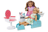 Playtime by Eimmie Hair Salon and Nail Spa Toy Set- Doll Accessories - Hair Salon, Doll Chair and Hairstyling Set for 18 Inch Doll- 18 Inch Doll Furniture