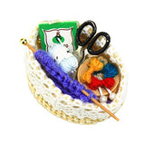 LoveinDIY 1/12 1:6 Scale Doll House Wool Knitting Tools & Jewellery Box for Decor