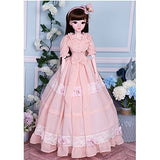 Xin Yan Bjd Doll 1/3 Sd Dolls 23.8 Inch Ball Jointed DIY Toys with Full Set Clothes Shoes Wig Makeup, Best Gift for Girls, Can Be Used Collections, Gifts