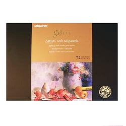 Mungyo Gallery Artists' Soft Oil Pastels Set of 72 Assorted Colors(MOPV-72)