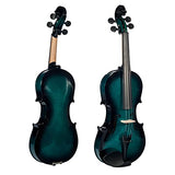 Student Violin 1/4 Size Acoustic Violin Fiddle Maple Wood Top & Back Acoustic Fiddle with Bridge Tailpiece Bow