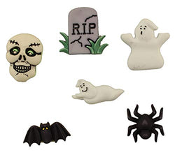 Buttons Galore Halloween Craft & Sewing Buttons - So Scary - Set of 3 Cards