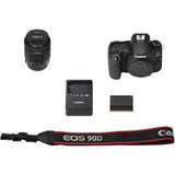 EOS 90D DSLR Camera with EF-S 18-55mm f/3.5-5.6 STM & 75-300mm III Lens Bundle + Sandisk 64GB Memory + Professional Accessory Bundle