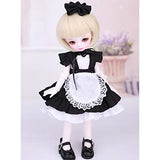 MEESock 1/6 Maid BJD Dolls 10Inch 26cm Ball Joints SD Dolls Cosplay Fashion Dolls with All Clothes Shoes Wig Hair Makeup Surprise Gift Collection DIY Toys