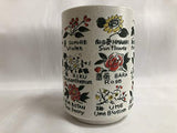 Japanese Tea Cup"Flowers of the four seasons" Yunomi