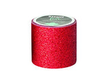 American Crafts Glitter Tape, 7/8"/10', Red