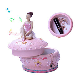 Girl's Ballet Musical Jewelry Box Cute Toy Music Box for Children Girl Birthday Gift Melody is
