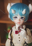 Zgmd 1/6 BJD Doll BJD Dolls Ball Jointed Doll Cute Doll Resin With Horn + The Toll On the Hand