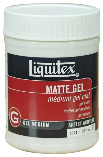 Liquitex 5321 Professional Matte Gel Medium, 8-oz