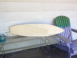 4 foot wood surfboard wall art unfinished