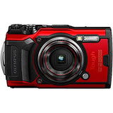 OLYMPUS Tough TG-6 Waterproof Camera, Red