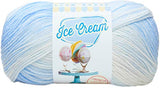 Lion Brand Yarn 923-203 Ice Cream Yarn, Blueberry