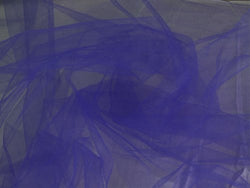 Tulle Royal Blue 108 Inch Wide Fabric By the Yard (F.E.®)