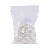 NBEADS 100Pcs Silver Color Brass Filigree 3-Petal Flower Shaped Bead Caps/Cones End Caps for