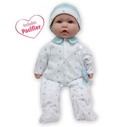 JC Toys, La Baby 16-inch Washable Soft Body Blue Play Doll - For Children 2 Years Or Older, Designed by Berenguer