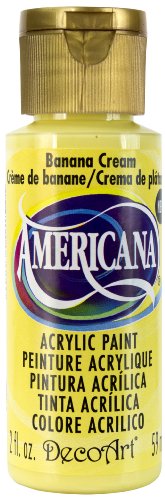 DecoArt Americana Acrylic Paint, 2-Ounce, Banana Cream