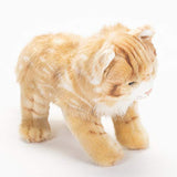 Nat and Jules Large Maine Coon Cat Striped Ginger Children's Plush Stuffed Animal