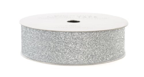 American Crafts Glitter Tape, Silver, 7/8-Inch