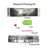 Diamond Art Kits for Adults 5D Diamond Paintings Cat 5D Full Drill Diamond Painting Art Home Wall Decor 12"L x 12"W (#1-Cat)