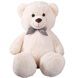 1.2M Giant Teddy Bear Plush Toy 4ft Big Cuddly Stuffed Animals Doll Gift for Valentines Kids Girlfriend (Ice Cream, 47 in/120cm)