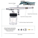 Master Airbrush Brand Model S62 Multi-Purpose Precision Dual-Action Siphon Feed