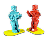 World's Smallest Rockem Sockem Robots - Miniature Version of The Classic Game - Fully Playable Official Replica of The Original - Blue and Red Boxing Robots Game