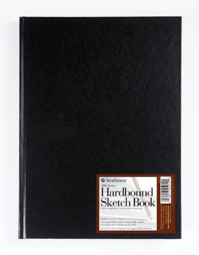 Strathmore 400 Series Hardbound Sketch Journal, 8.5" x 11.5" 192 Pages