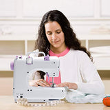 FutureCharger Sewing Machine, Portable Sewing Machine Mini Sewing Machines Handheld Sewing Machine with 12 Built-in Stitches, 2 Speeds, Foot Pedal, Extension Table for Adult Beginners/Household/Tailor