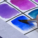 SoHo Urban Artist Large Watercolor Palette Set of 36 Assorted Paint Colors, Whole Pans