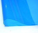 12 Gauge Blue Tinted Plastic Vinyl Fabric 54" Wide Sold By The Yard