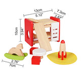 Hape Wooden Doll House Furniture Children's Room with Accessories