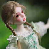 Fresh 1/6 SD Doll European Style BJD Dolls 28.5cm Movable Ball Jointed Doll with Hand Made Face Makeup Dress and Wig